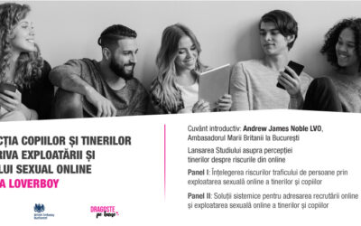 Protecția copiilor și tinerilor împotriva exploatării și abuzului sexual online – Metoda Loverboy