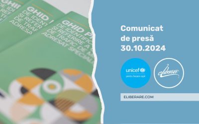 COMUNICAT DE PRESĂ: Primul Ghid practic de referire a cazurilor de trafic de minori pentru specialiștii români