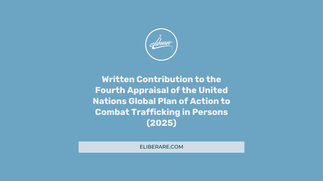 Written Contribution to the Fourth Appraisal of the United Nations Global Plan of Action to Combat Trafficking in Persons (2025)